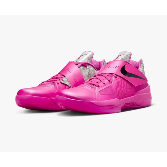 NEW Nike Zoom KD 4 'Aunt Pearl' Pink 2024 HF9098-600 Men’s Size Multi No Lid - Picture 1 of 8